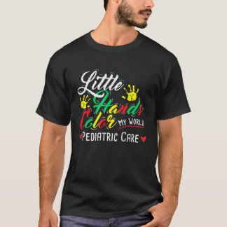 Camiseta Doutor Mãos Pequenas Colorido Meu Mundo - Enfermei