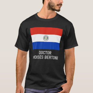 Camiseta Doutor Moises Bertoni Paraguai Emblem Escudo Bande