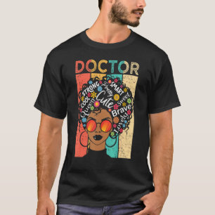 Camiseta Doutor Mulher Negra Tem Historia Negra Afro-Estilo
