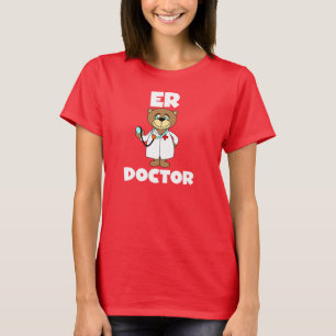 Camiseta Doutor Tshirt do ER do urso
