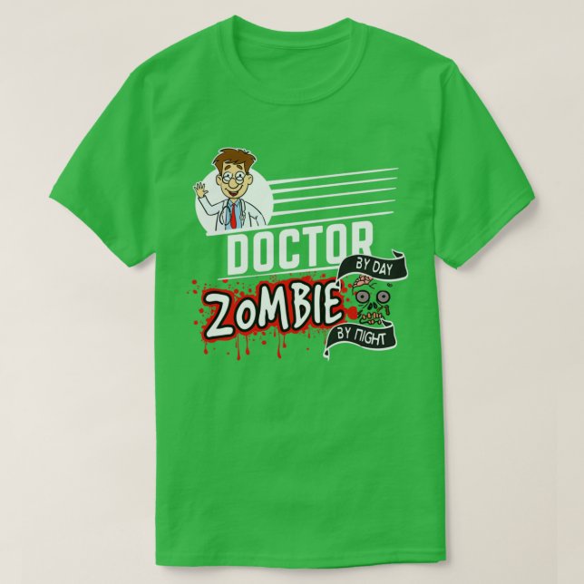 Camiseta Doutor Zombie na noite 4 (Frente do Design)