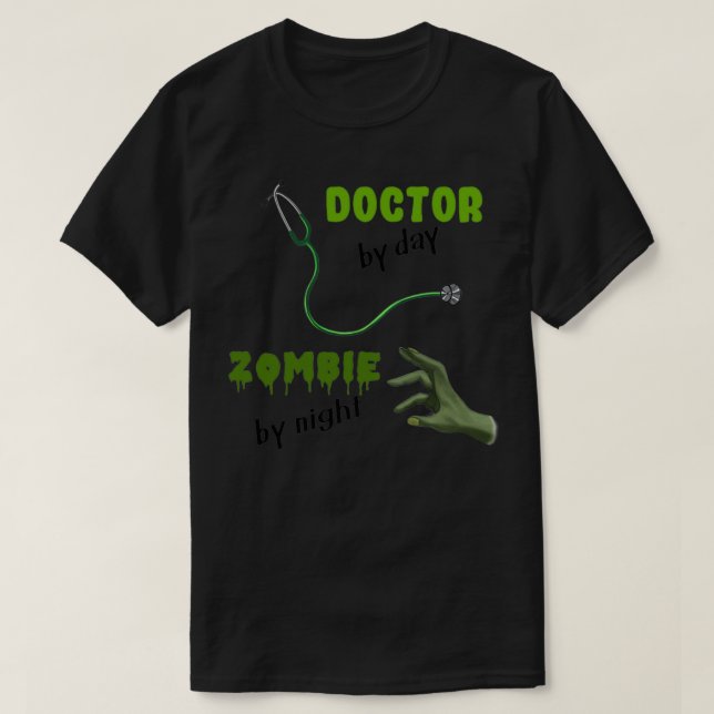 Camiseta Doutor Zombie na noite 5 (Frente do Design)