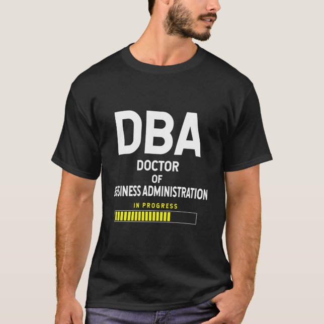 Camiseta Doutora Em Administração De Negócios Futuro D (Frente)