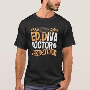 Camiseta Doutora Em Educação EdD Ed Diva