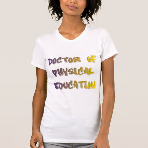 Camiseta Doutora em T-Shirt de Educação Física