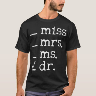 Camiseta Doutorado Doutorado Ph
