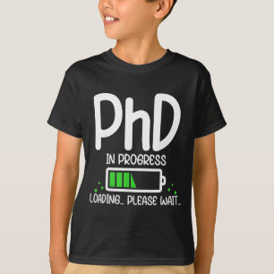 Camiseta Doutorado em andamento formatura engraçada turma d