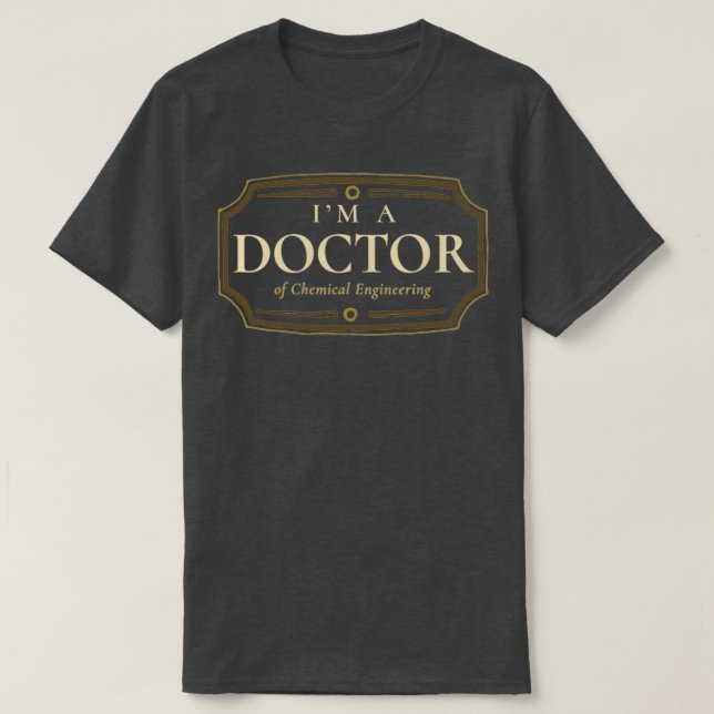 Camiseta Doutorado em Engenharia Química PhD Graduati (Frente do Design)