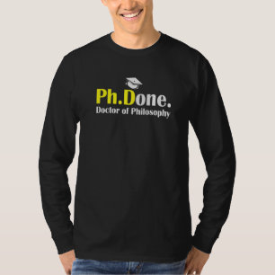 Camiseta Doutorado Em Pós-Graduação Em Filosofia Engraçado