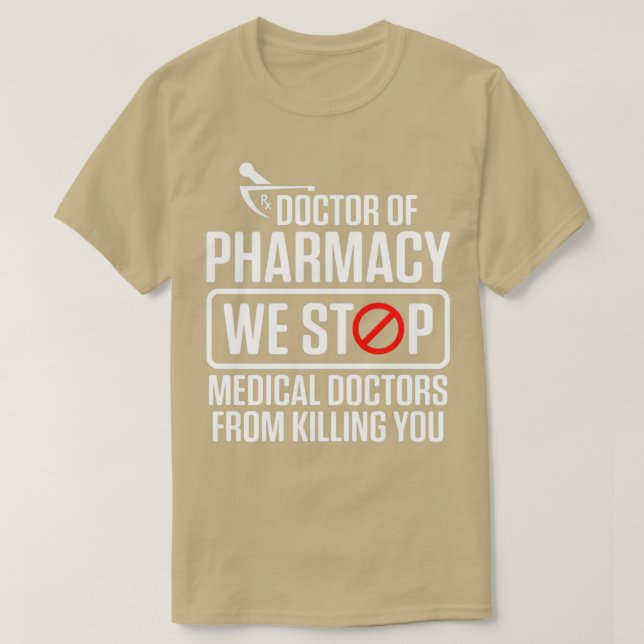 Camiseta Doutorado Médico em Farmácia (Frente do Design)