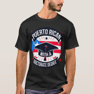 Camiseta Doutorado porto-riquenho PhD 2024