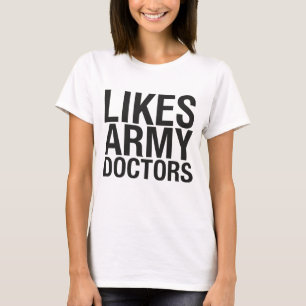 Camiseta Doutores do exército dos gostos de Sherlock