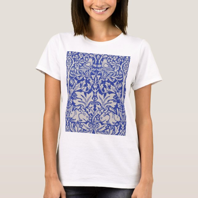 Camiseta Dove e Coelho, William Morris (Frente)