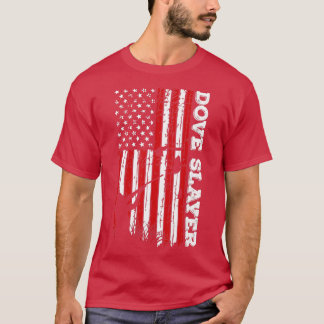 Camiseta Dove Hunter American Flag Vintage Dove Slayer Bird