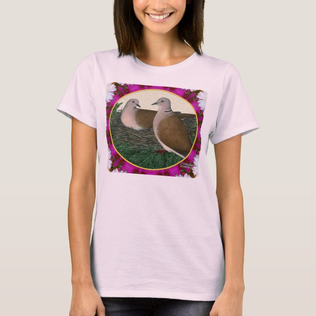 Camiseta Dove Nest e Flores (Frente)