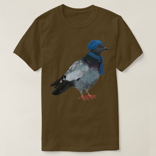 Camiseta Dove Pigeon Winter 1 (Frente do Design)