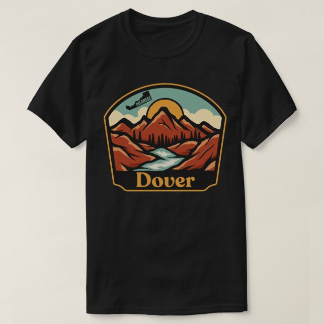 Camiseta Dover, Delaware (Frente do Design)