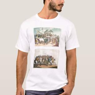 Camiseta Down de peso e de fricção e "a aposta