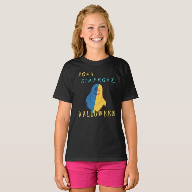 Camiseta Down Síndrome Halloween (Frente Completa)