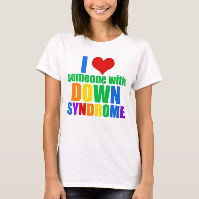 Camiseta Down Syndrome Love (Frente)