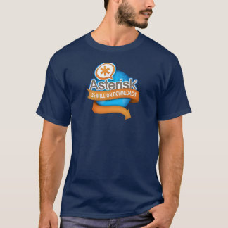 Camiseta Downloads do Asterisco 25 Milhões