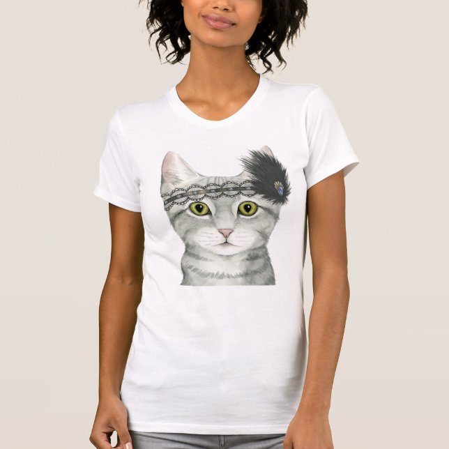 Camiseta Downton Cat | Sujeitas A rendas (Frente)