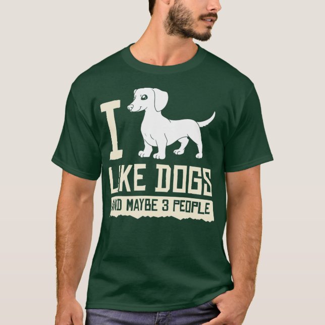 Camiseta Doxie Dachshund Dog Puppies Proprietário Lover (Frente)