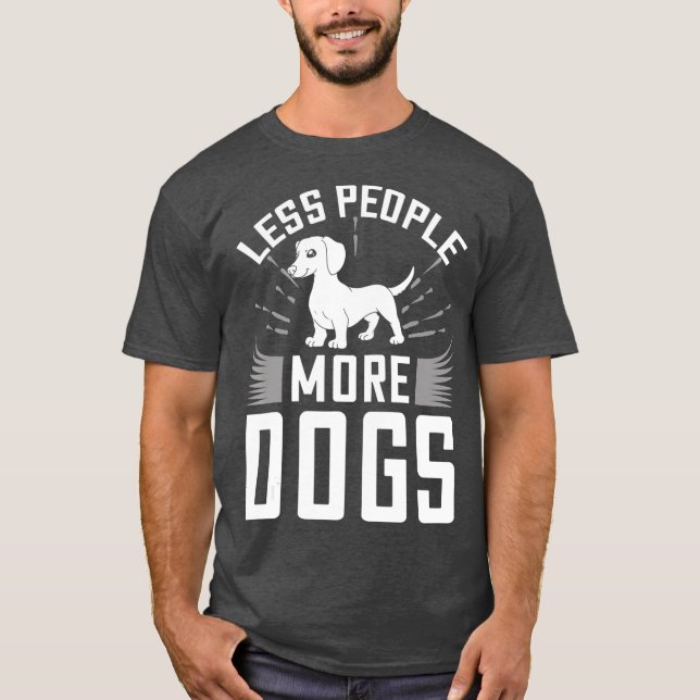 Camiseta Doxie Dachshund Dog Puppies Proprietário Lover (Frente)