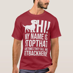 Camiseta Doxie Dachshund Dog Puppies Proprietário Lover _35