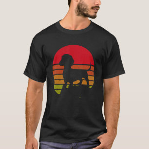 Camiseta Doxie Dachshund Pai Dog Retro Vintage Dachshund