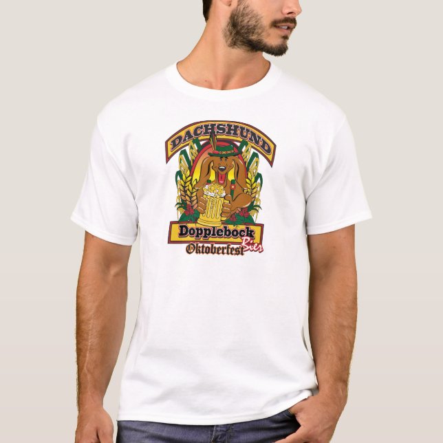Camiseta Doxie Dopple Bock (Frente)