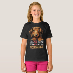 Camiseta Doxie, eu vou estar te observando