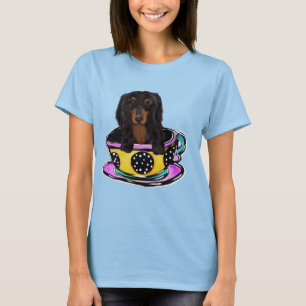 Camiseta Doxie Preto Longo