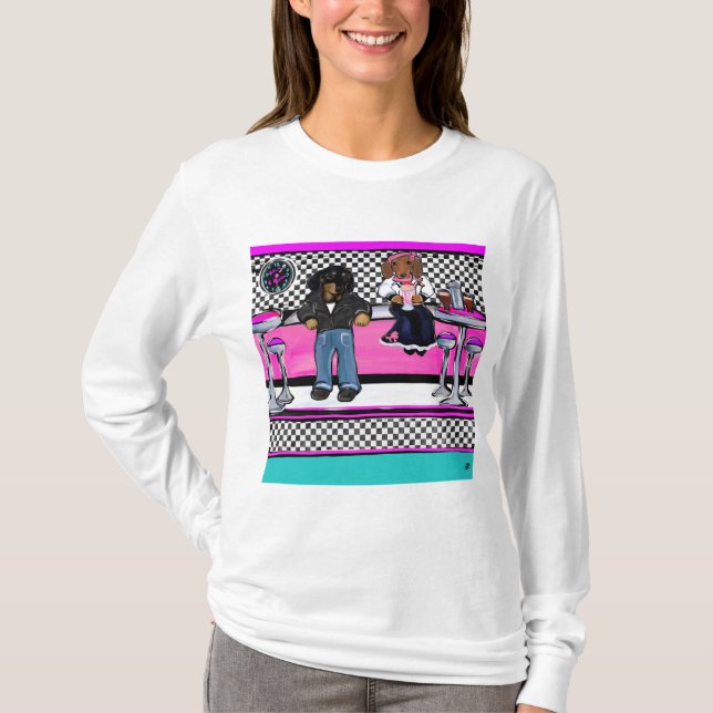 Camiseta Doxies Rock and Roll (Frente)