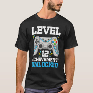 Camiseta Doze 12 anos BDay Son Boy Gamer 12 12 anos B