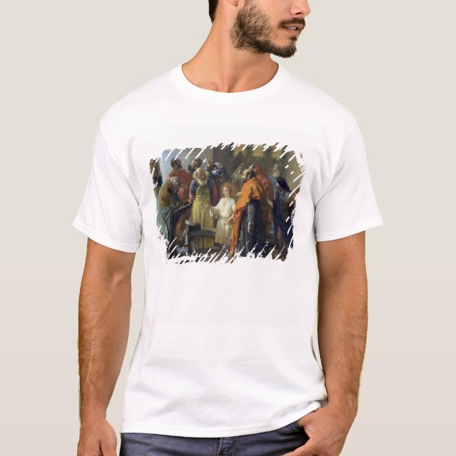 Camiseta Doze-ano Jesus idoso no templo, 1851 (Frente)