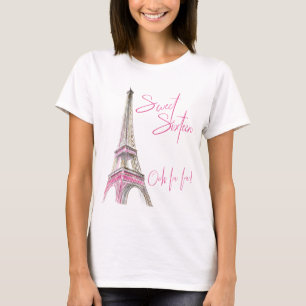 Camiseta Doze Anos Paris Torre Eiffel Ooh La La