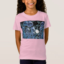 Camiseta Doze cogumelos mágicos na lua de cheio