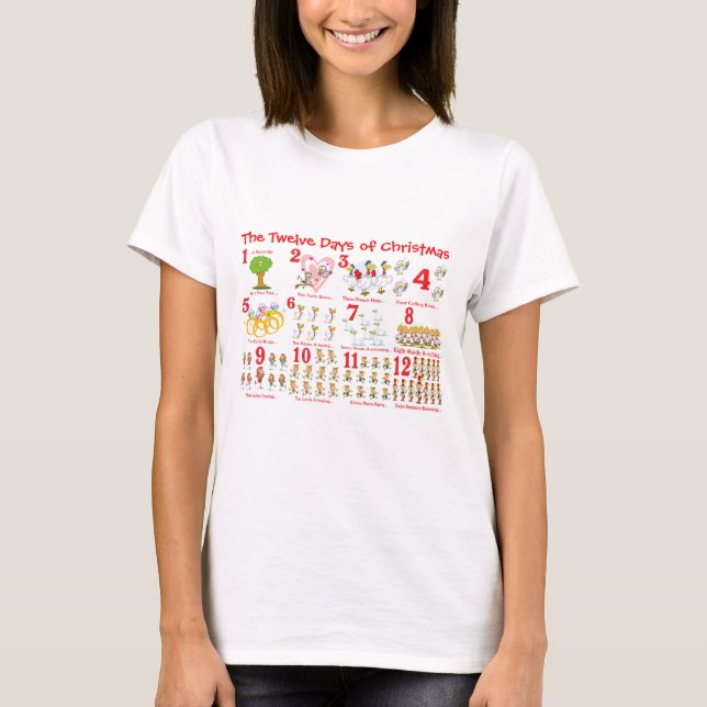 Camiseta Doze dias do Natal (Frente)