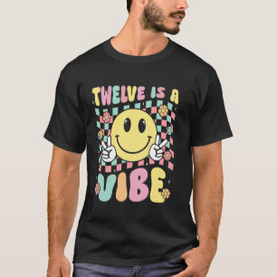 Camiseta Doze É Um Clima Presente De 12 Anos 12º Groovy Nas