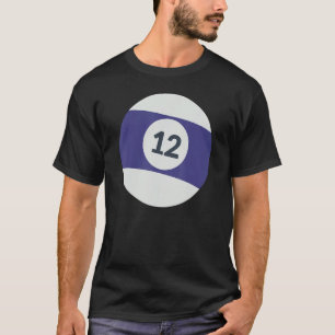 Camiseta Doze Número 12 Piscina de Bilhetes de Bola Roxa So