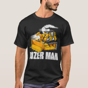 Camiseta Dozer Man Bulldozer Operador Pesado