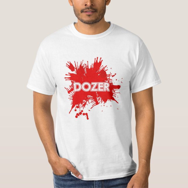 Camiseta Dozer™ Sangue-manchou o t-shirt (Frente)