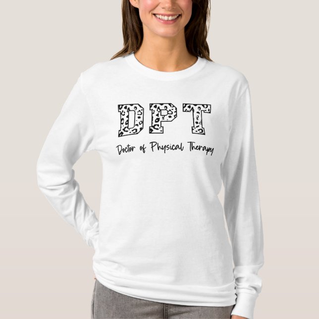 Camiseta DPT Doutor em Terapia Física (Frente)