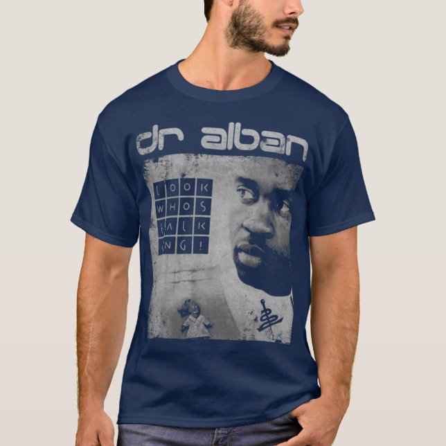 Camiseta dr alban 90s eurodance rap electronica iconic sing (Frente)