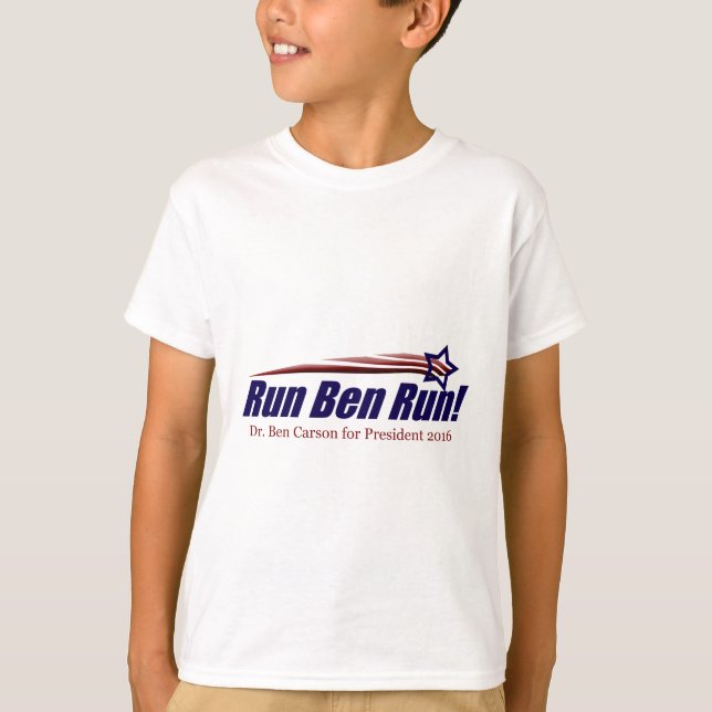 Camiseta Dr. Ben Carson para o presidente (Frente)