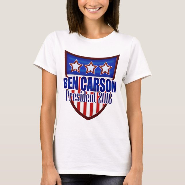 Camiseta Dr. Ben Carson - protetor moderno (Frente)
