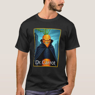 Camiseta Dr Cenoura Vilão Mau Vegano