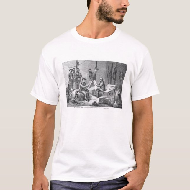 Camiseta Dr. David Livingstone (1813-73) e Sr. Henry Mort (Frente)