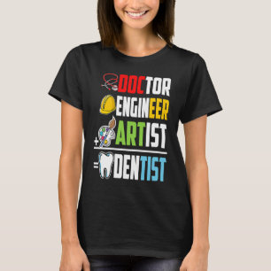 Camiseta Dr. Engenheiro Artista Dentista Estudante de Medic